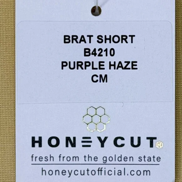 Honeycut Purple Haze Set Honey Drip Top & Brat Shorts Child Medium CM - Picture 13 of 13